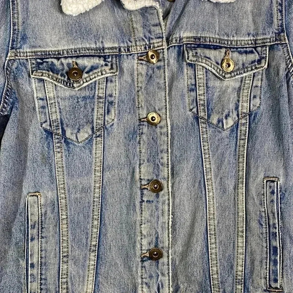 Articles of Society Los Angeles Women’s Sherpa Denim Jacket - Picture 6 of 8